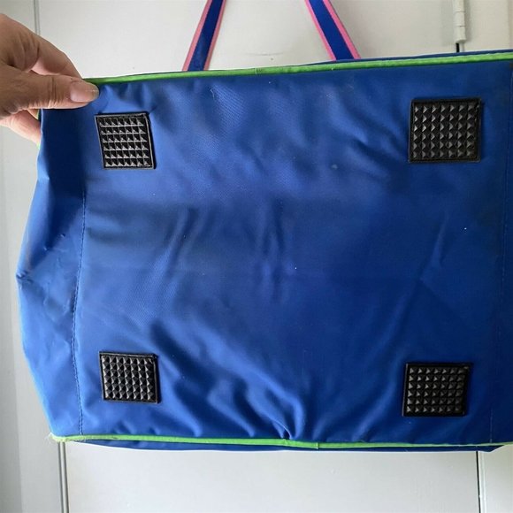 Dynastar Ski Duffle Boot Bag Vintage  Blue Pink - Picture 6 of 10